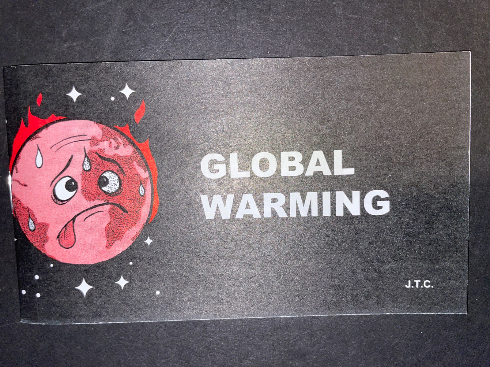 JACK CHICK PUBLICATIONS TRACT JTC COMIC “GLOBAL WARMING”
