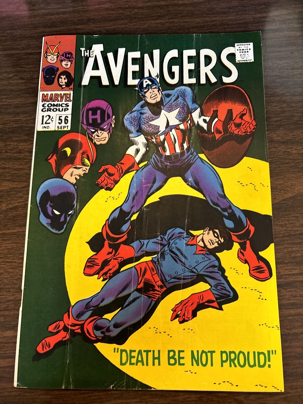 Avengers #56 Baron Zemo Appearance Bucky  John Buscema Cover Marvel 1968