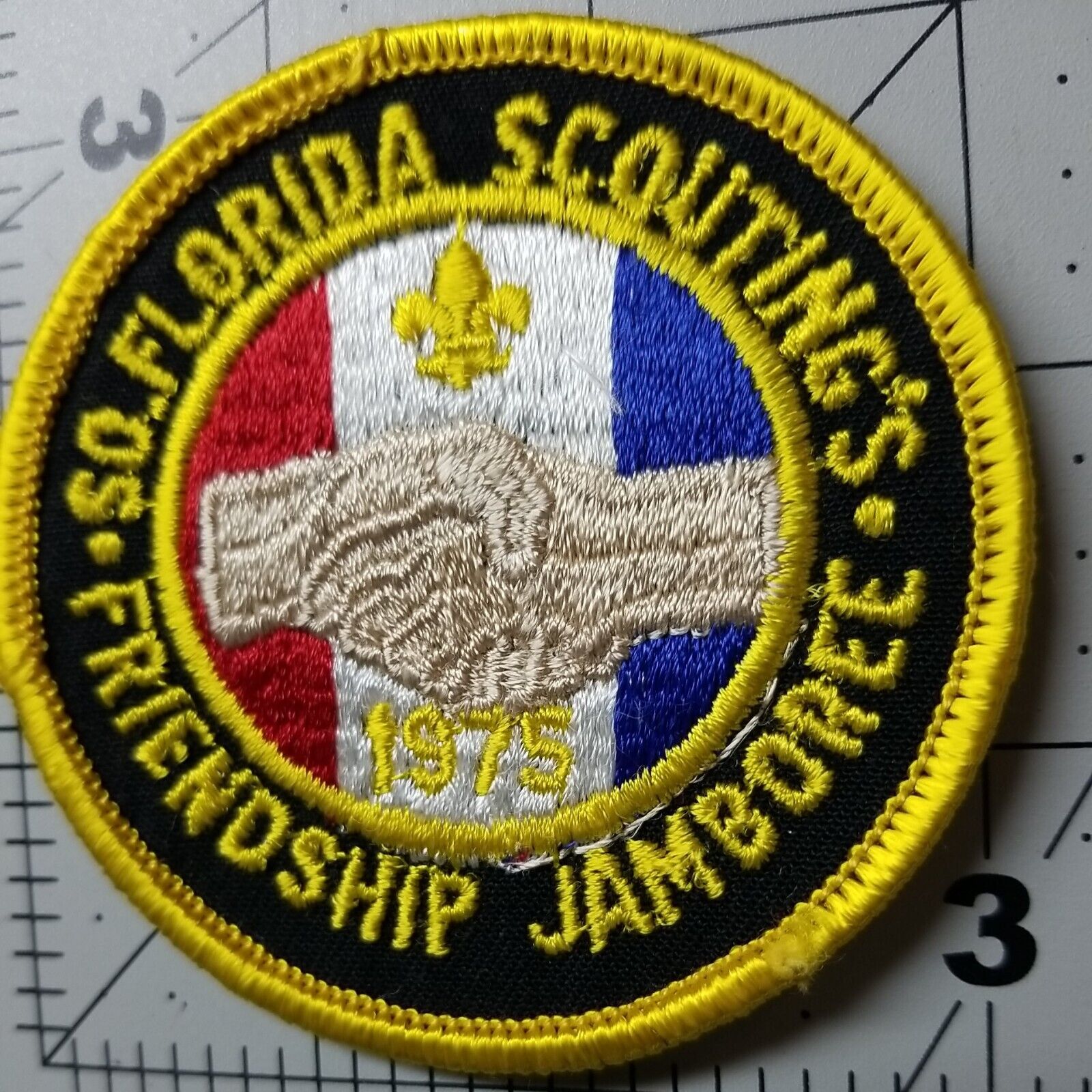 Vintage 1975 BSA South Florida Scouting\'s Friendship Jamboree Boy Scout Patch