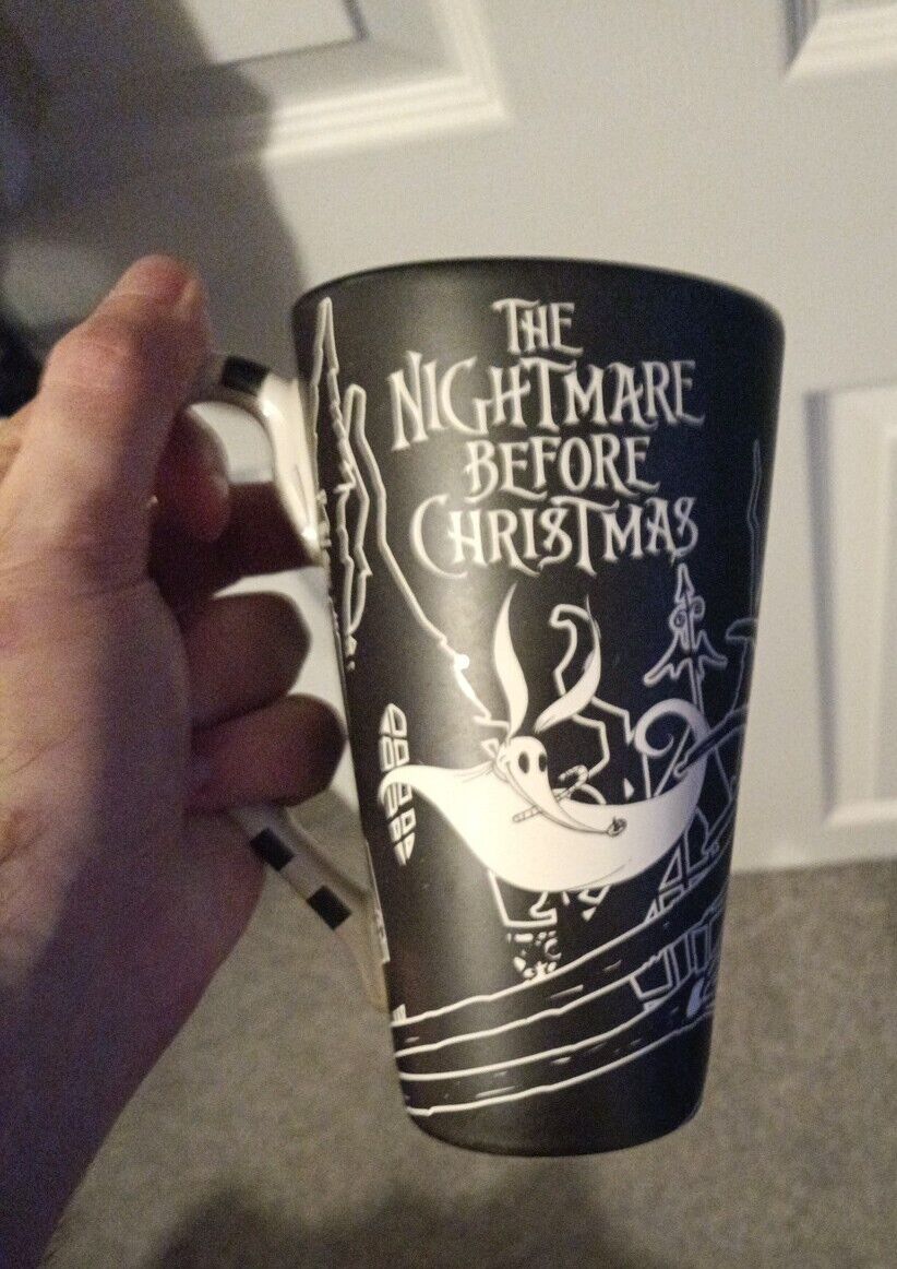 Nightmare Before Christmas Disney Rare Vintage Mug Disney Store 90s Cup Black 