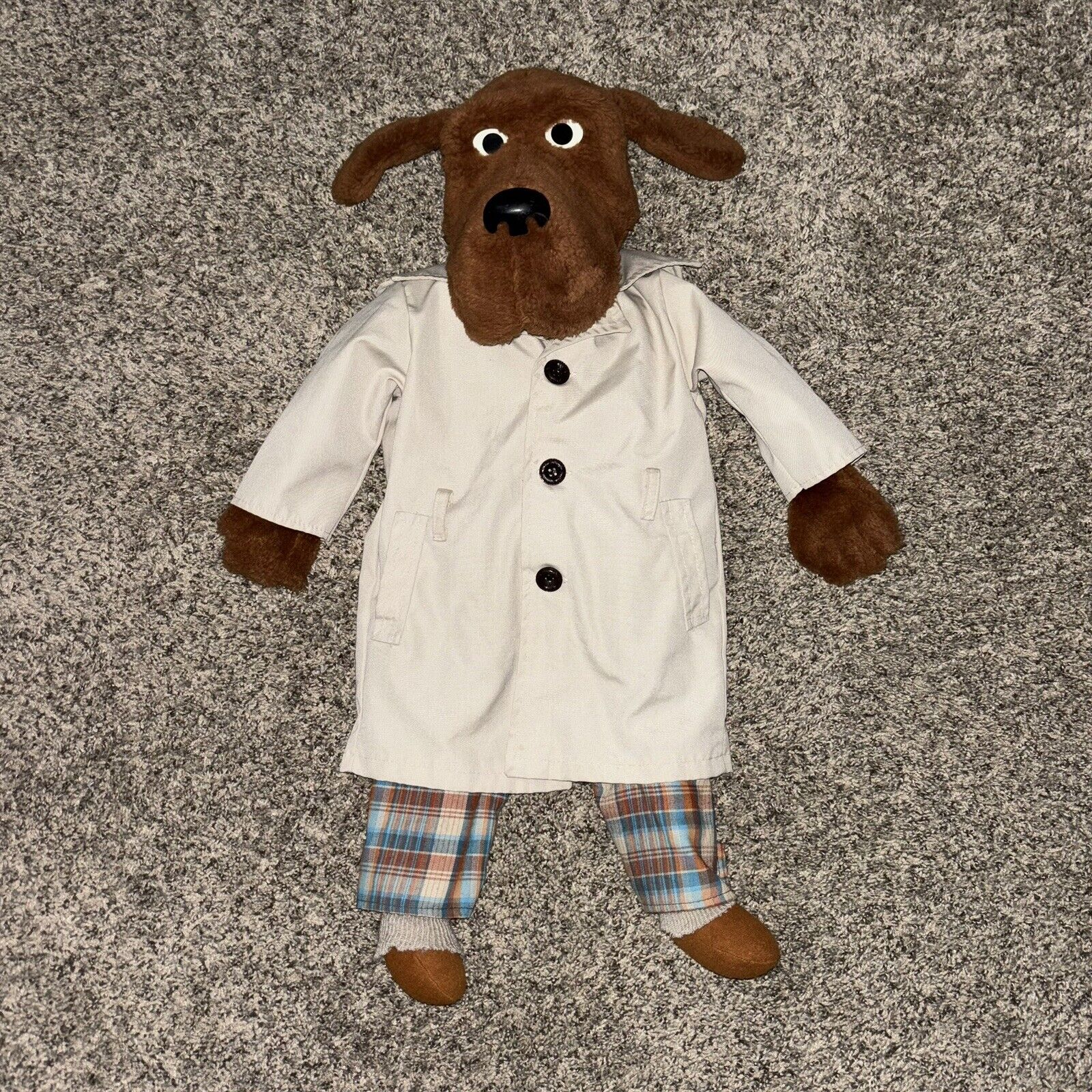Vintage McGruff the Crime Dog Puppet 80s Coat No Shoes Belt XL 26\