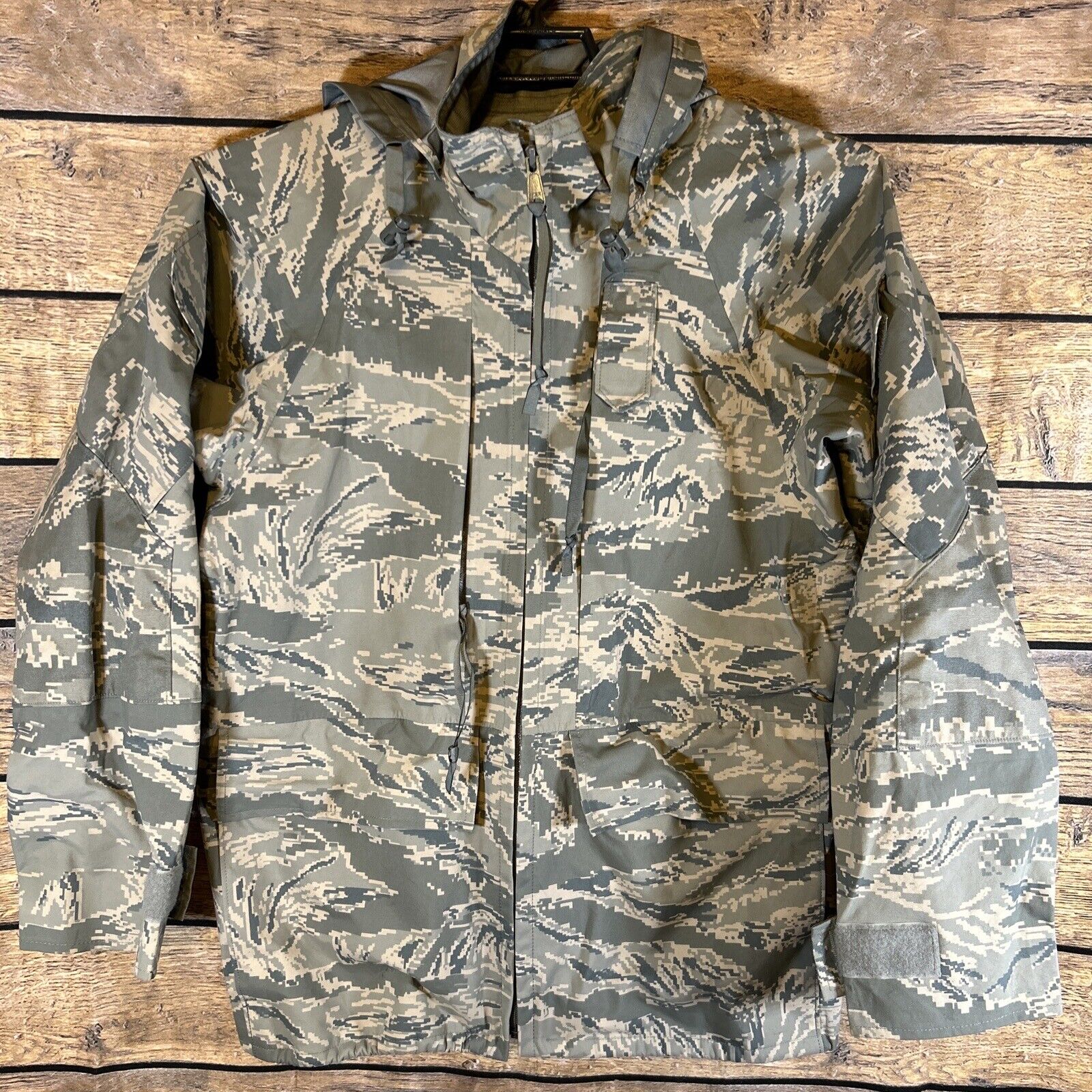 USAF SMALL SHORT GoreTex Parka All Purpose Environmental Camo Jacket Coat - AC