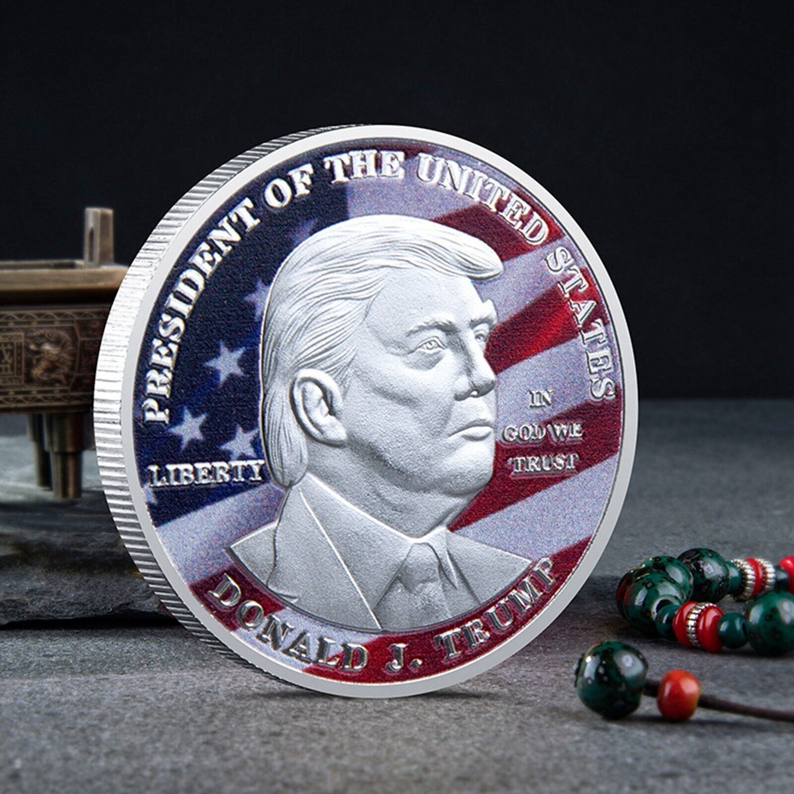 20PC President Donald Trump Inaugural Commemorative Novelty Coin Silver 2024