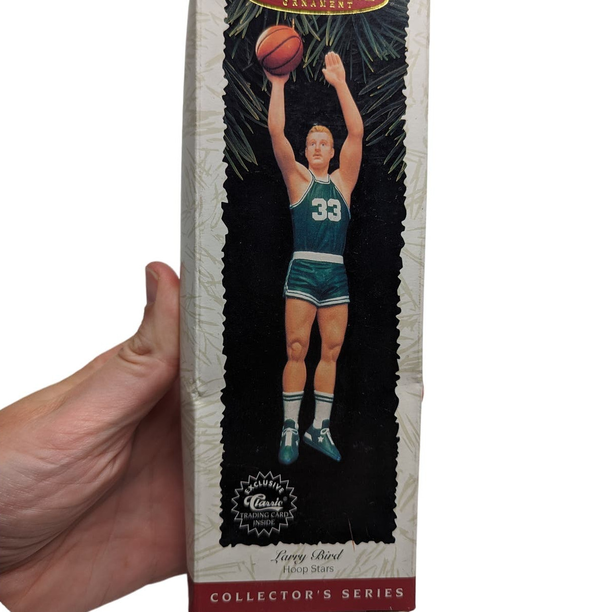 Hallmark Keepsake Christmas Ornament Larry Bird Hoop Stars NBA Basketball