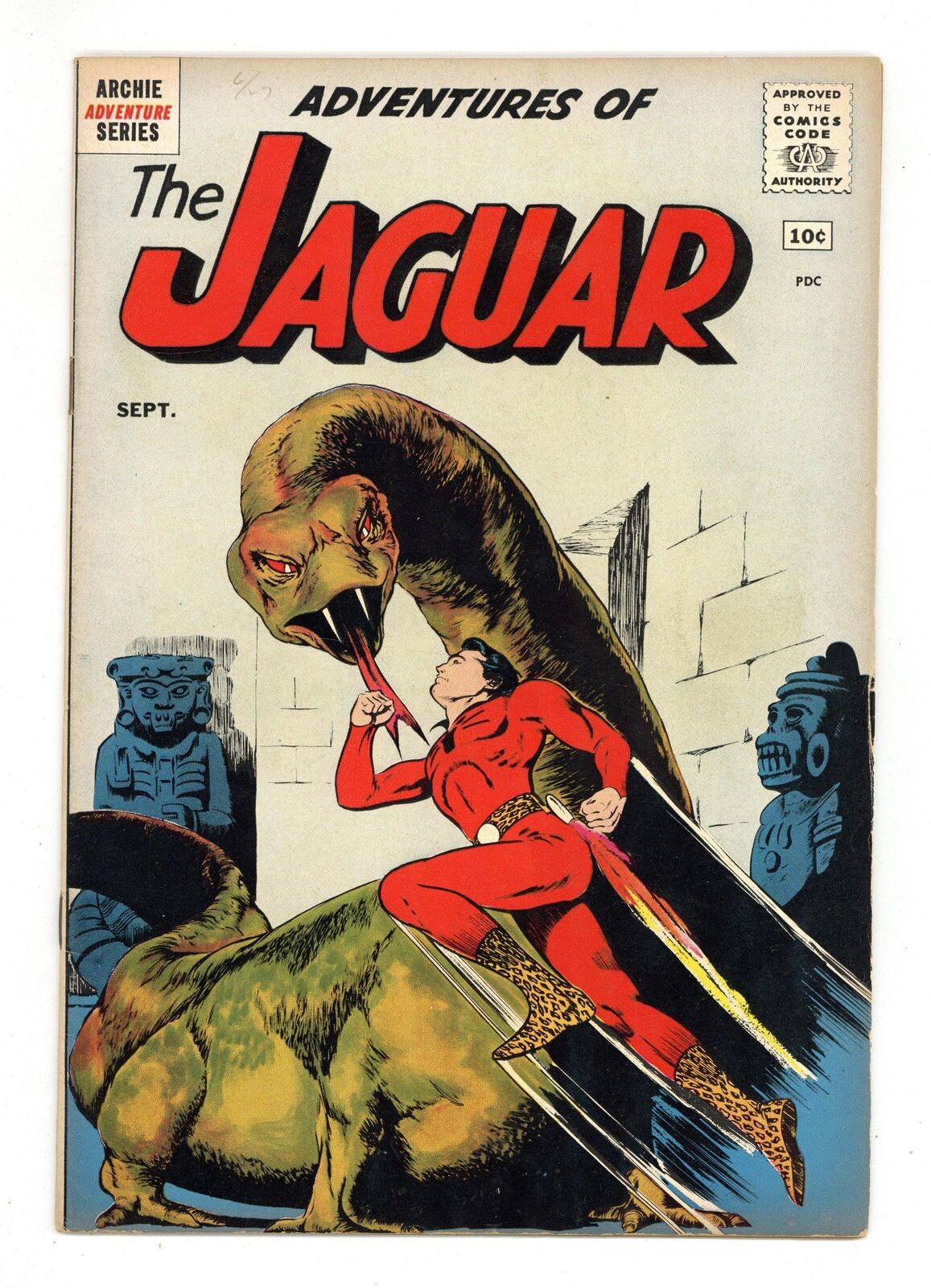 Adventures of the Jaguar #1 VG+ 4.5 1961