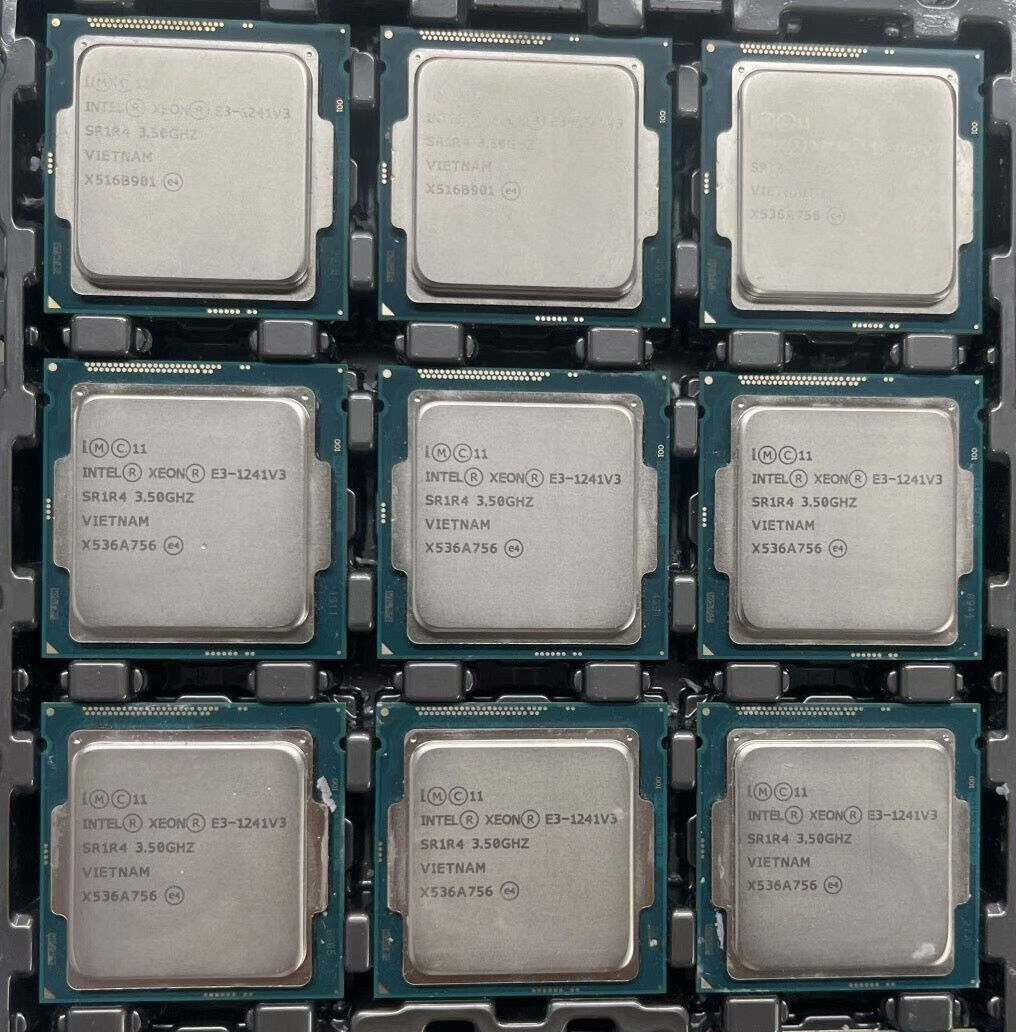 Intel Xeon E3-1241 V3 3.50GHz 4-core 8-thread 8MB 80W LGA1150 CPU processor