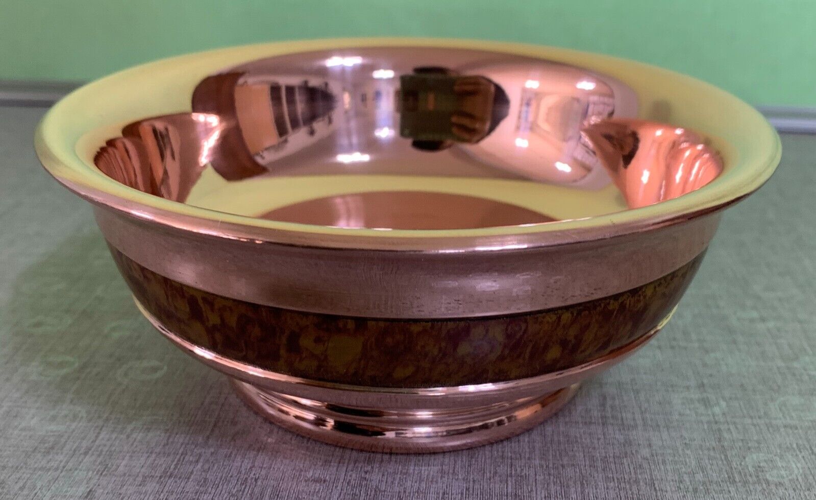 Mongolian Style Copper Bowl 630ml 16cm diameter