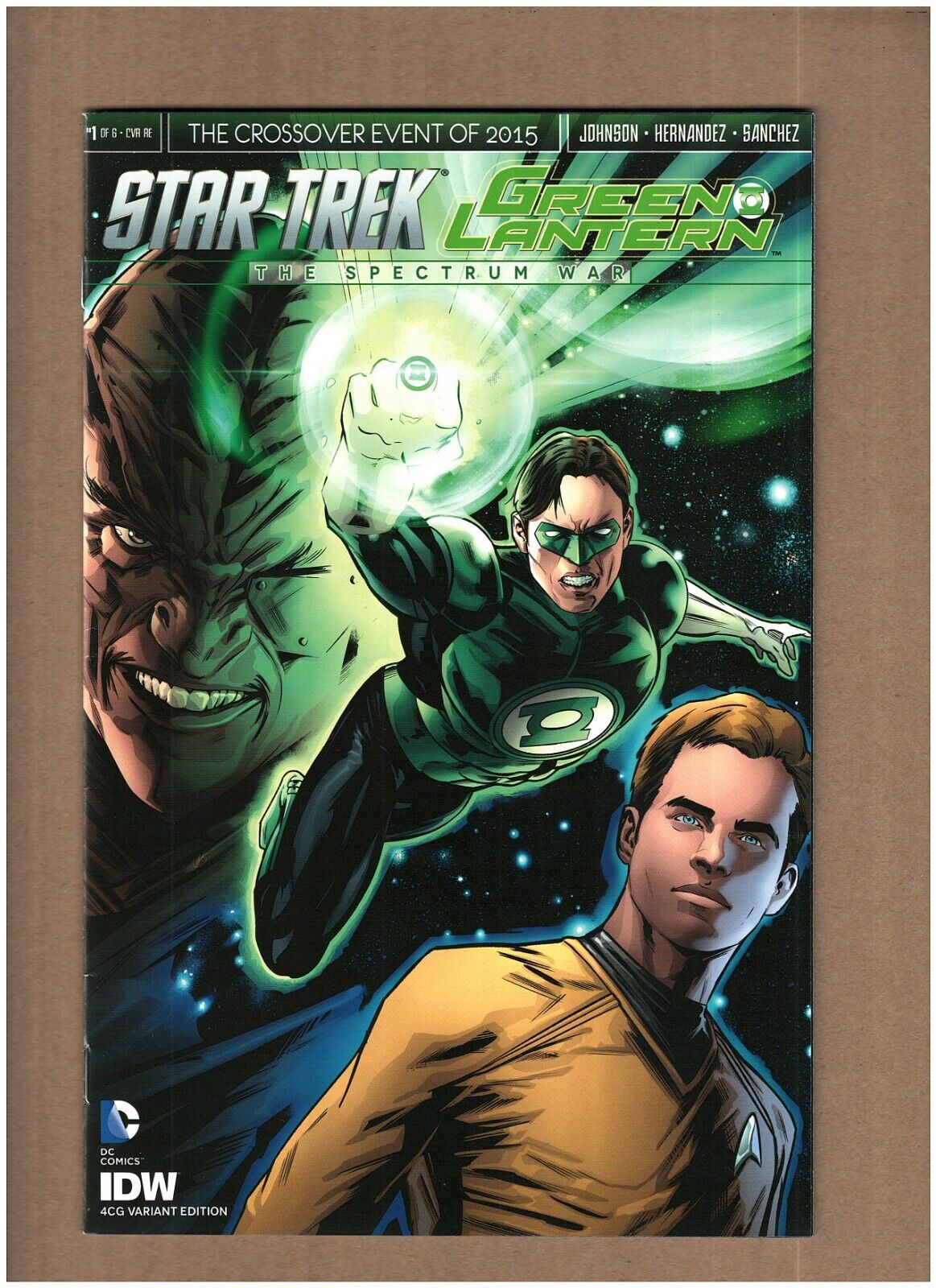 Star Trek/Green Lantern: The Spectrum #1 Four Color Grails Variant 2015 VF/NM
