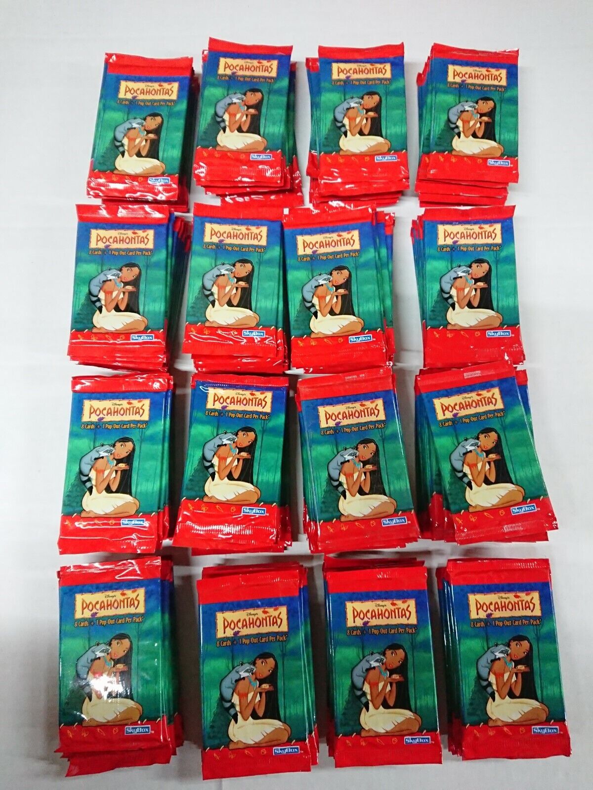 (160 Packs) 1996 Disney Pocahontas Skybox Trading Cards Sealed Packs WHOLESALE