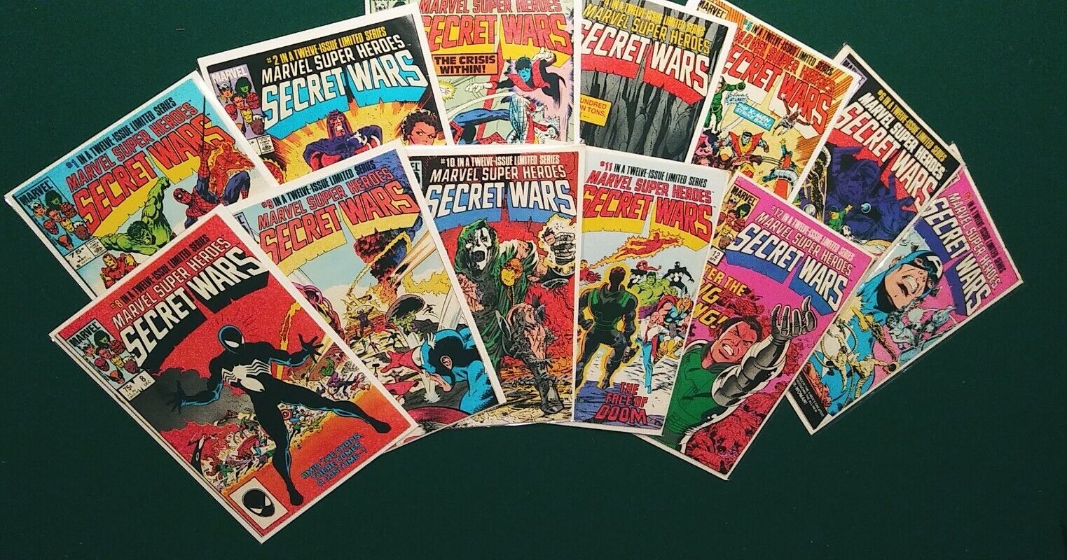 MARVEL SUPER HEROES SECRET WARS (1984) 1-12 + Secret Wars II 1-9 Complete Sets