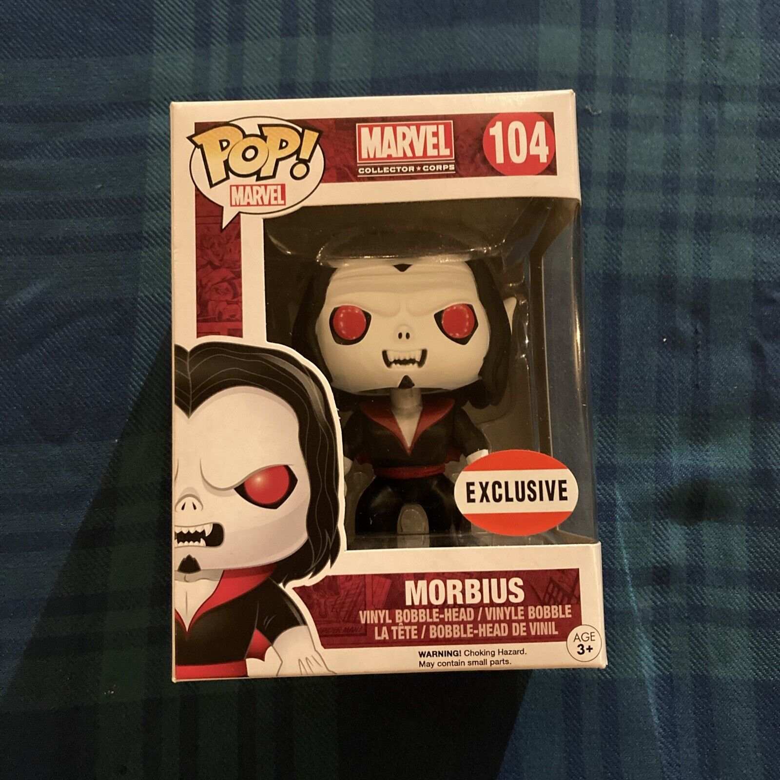 Funko Pop Marvel Morbius #104 (Marvel Collectors Corps Exclusive) 