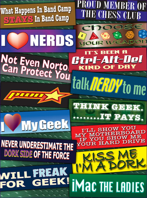 Lot of 100 Pieces - Funny, Rude Novelty Assorted Bumper Stickers + 