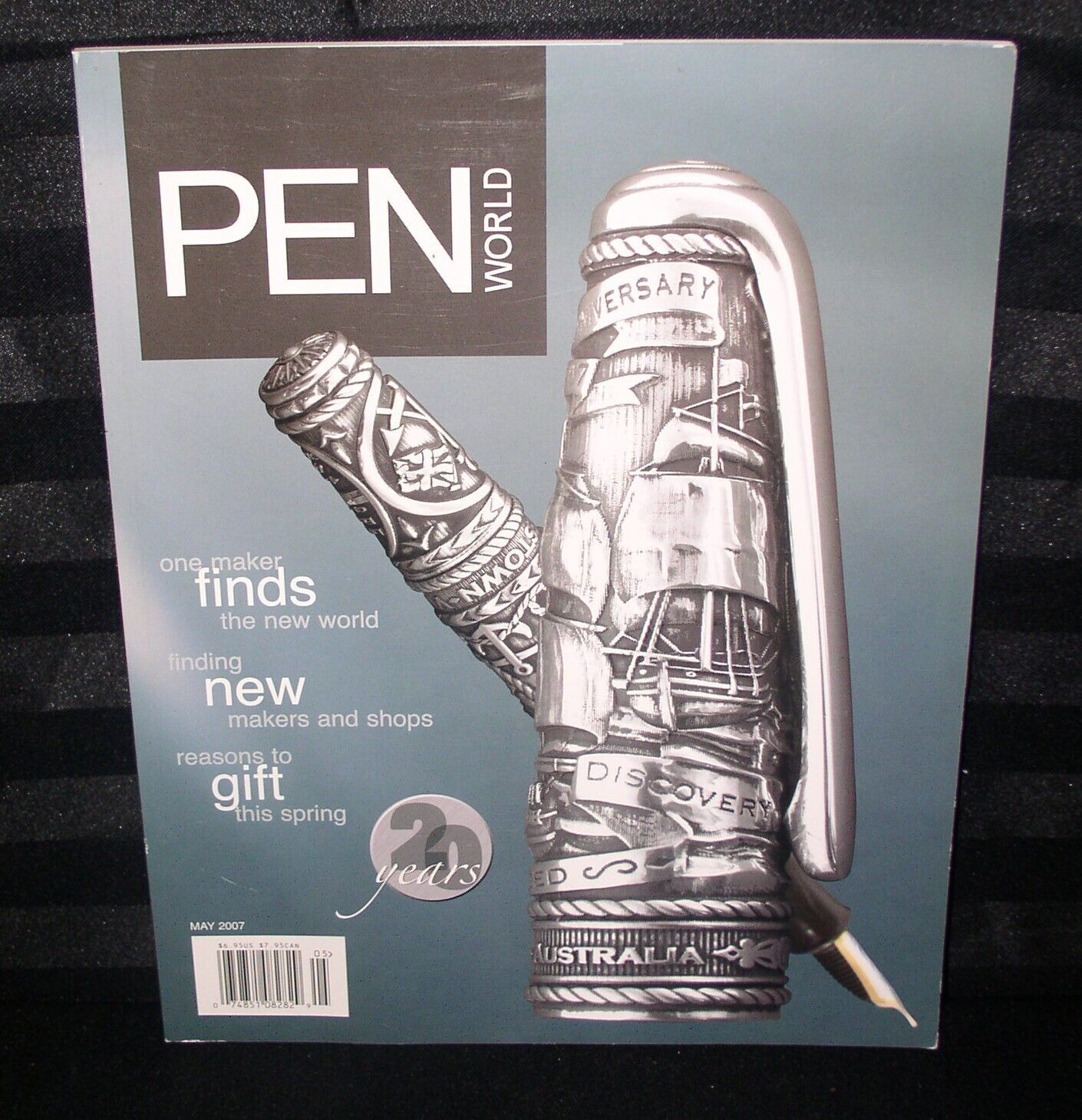 Pen World magazine~May 2007; Cover Curtis Sterling Jamestown 1607-2007  Pen