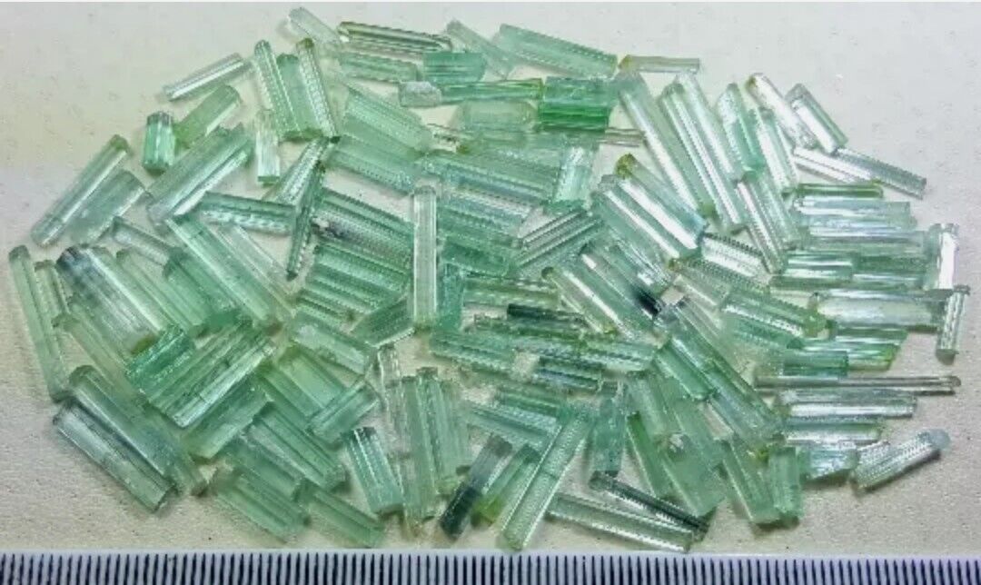 123 Carat Awesome Natural Pariaba Color Tourmaline Crystal Type Transparent 
