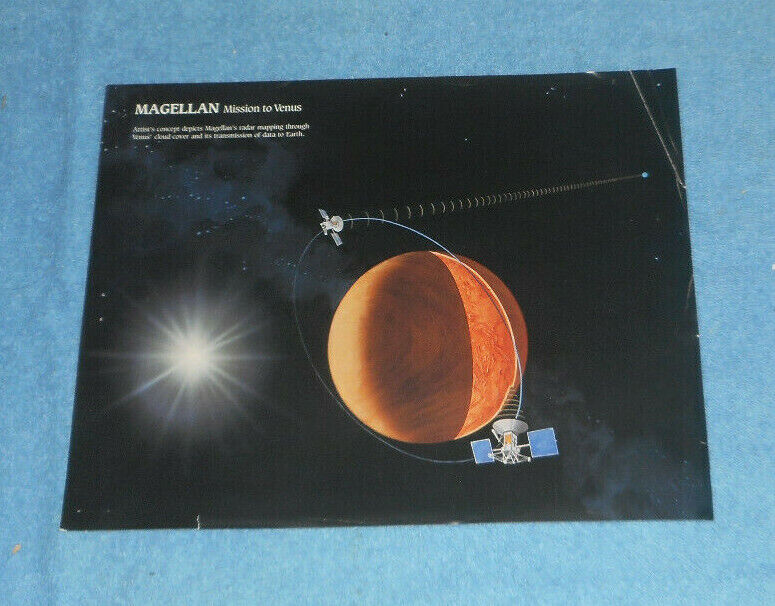 Rockwell International Photo STS-30 Magellan Probe Venus Mission Concept Art