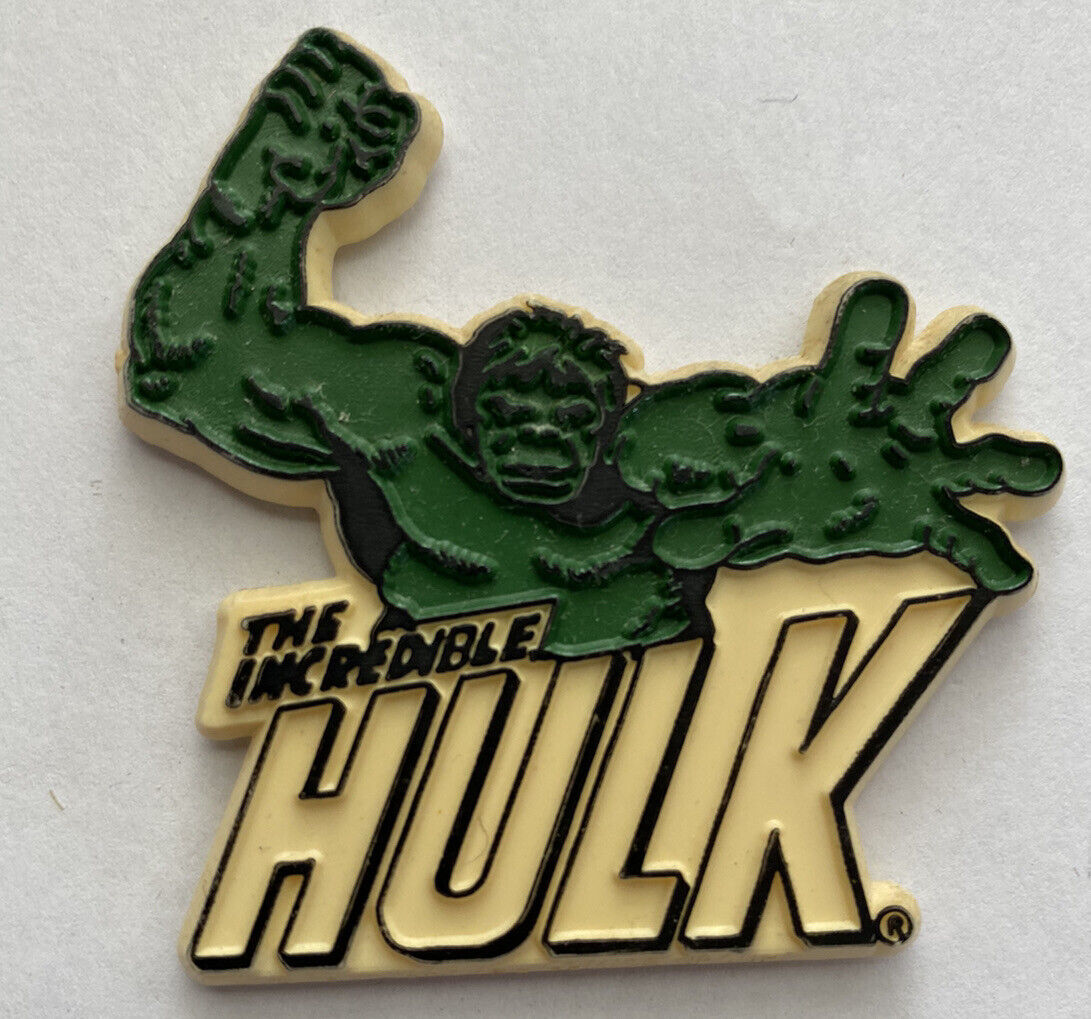 Vintage 1970s Marvel The Incredible Hulk Fridge Magnet Super Rare 