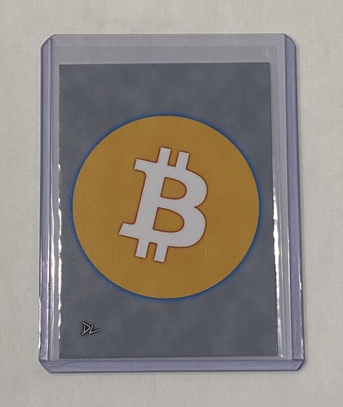 Bitcoin Limited Edition Artist Signed “In BTC We Trust” Trading Card 4/10