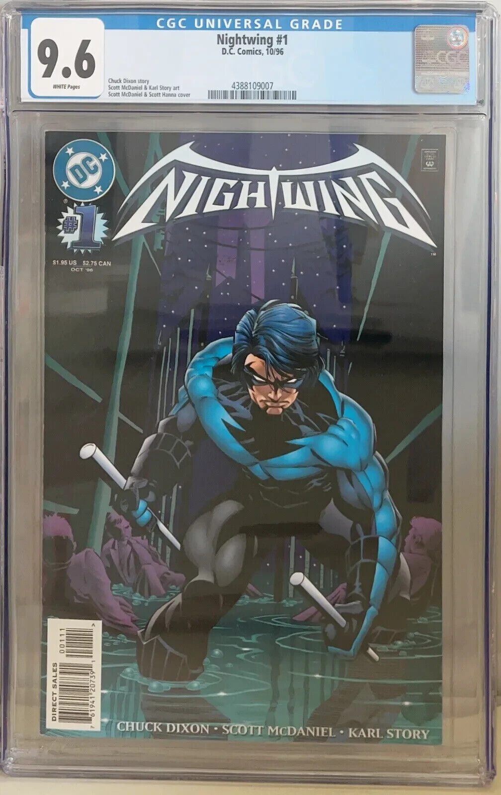 Nightwing #1 (DC Comics, October 1996) CGC 9.6