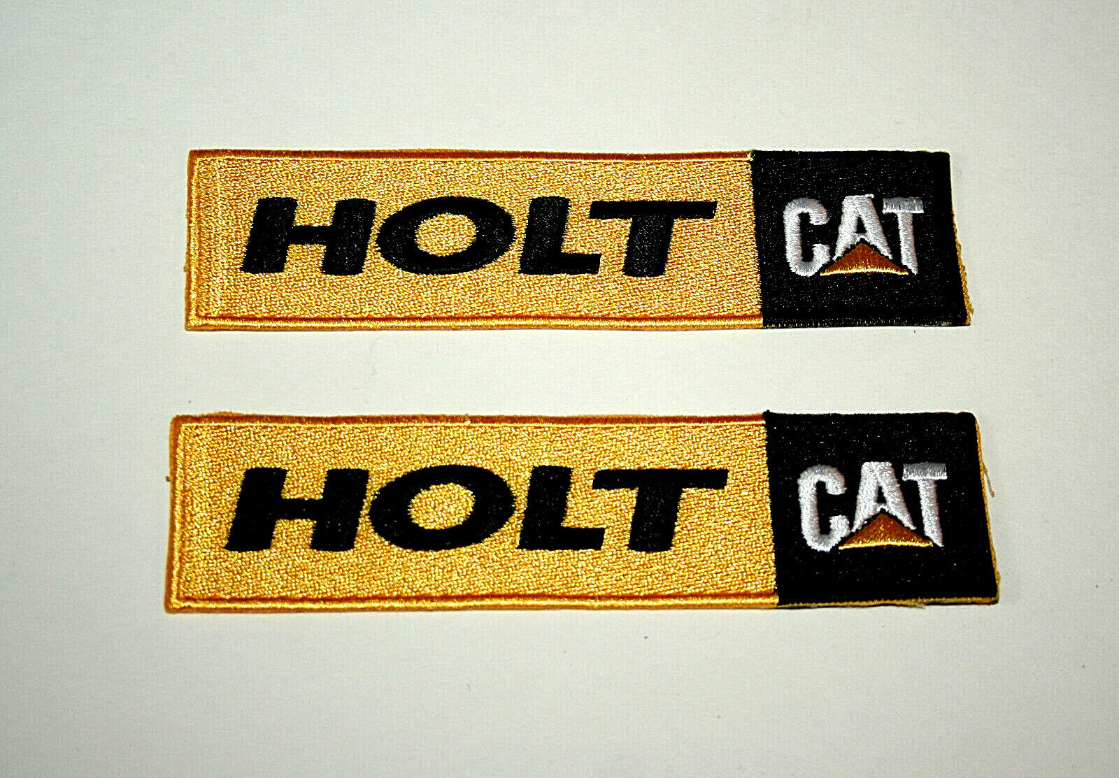 5 Vtg Holt CAT Caterpillar Farm Construction Equipment Tractor Hat Patch New NOS
