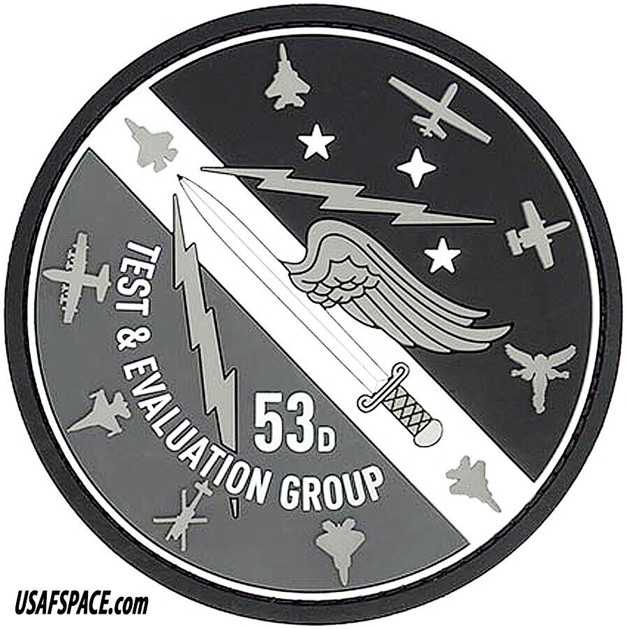 USAF 53rd TEST & EVALUATION GROUP-53 TEG- Nellis AFB, NV- VEL PVC GAGGLE PATCH