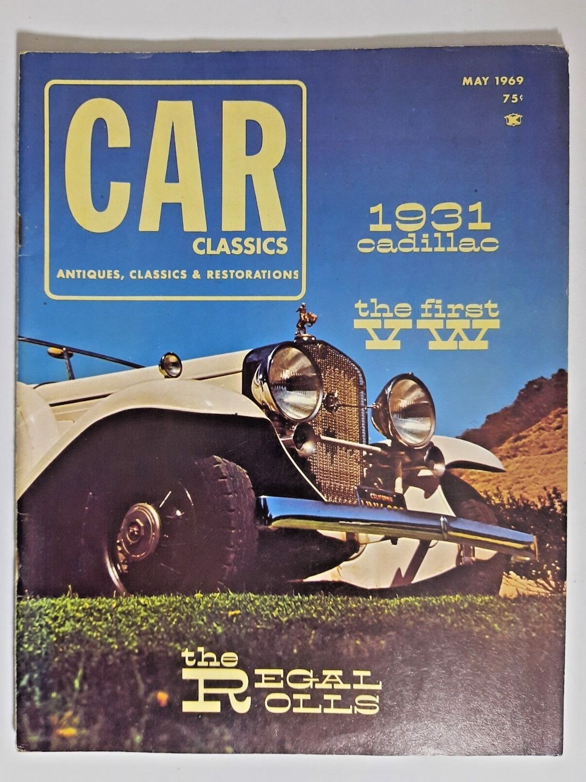 Vintage May 1969 CAR CLASSICS magazine  pre-owned