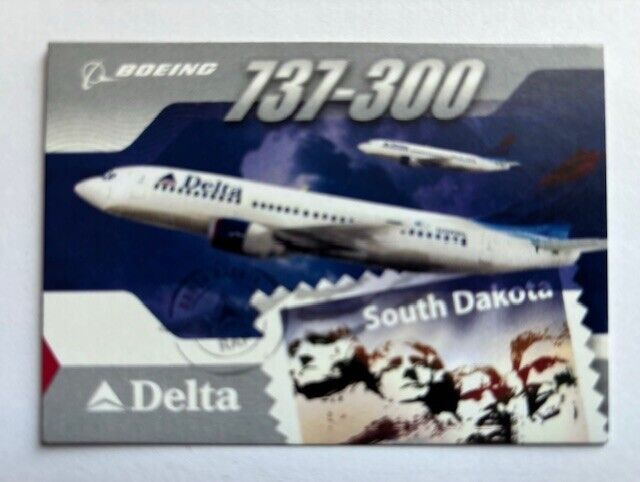 2004 Delta Air Lines Boeing 737-300 Aircraft Pilot Trading Card #15
