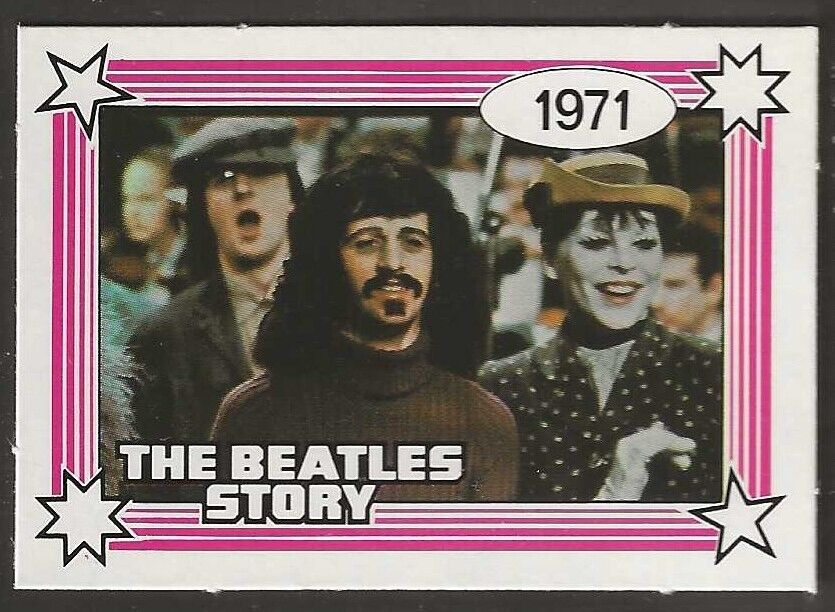 MONTY GUM-THE BEATLES STORY 1970\'S-#242- 360++ DIFFERENT AVAILABLE WHEN LISTED