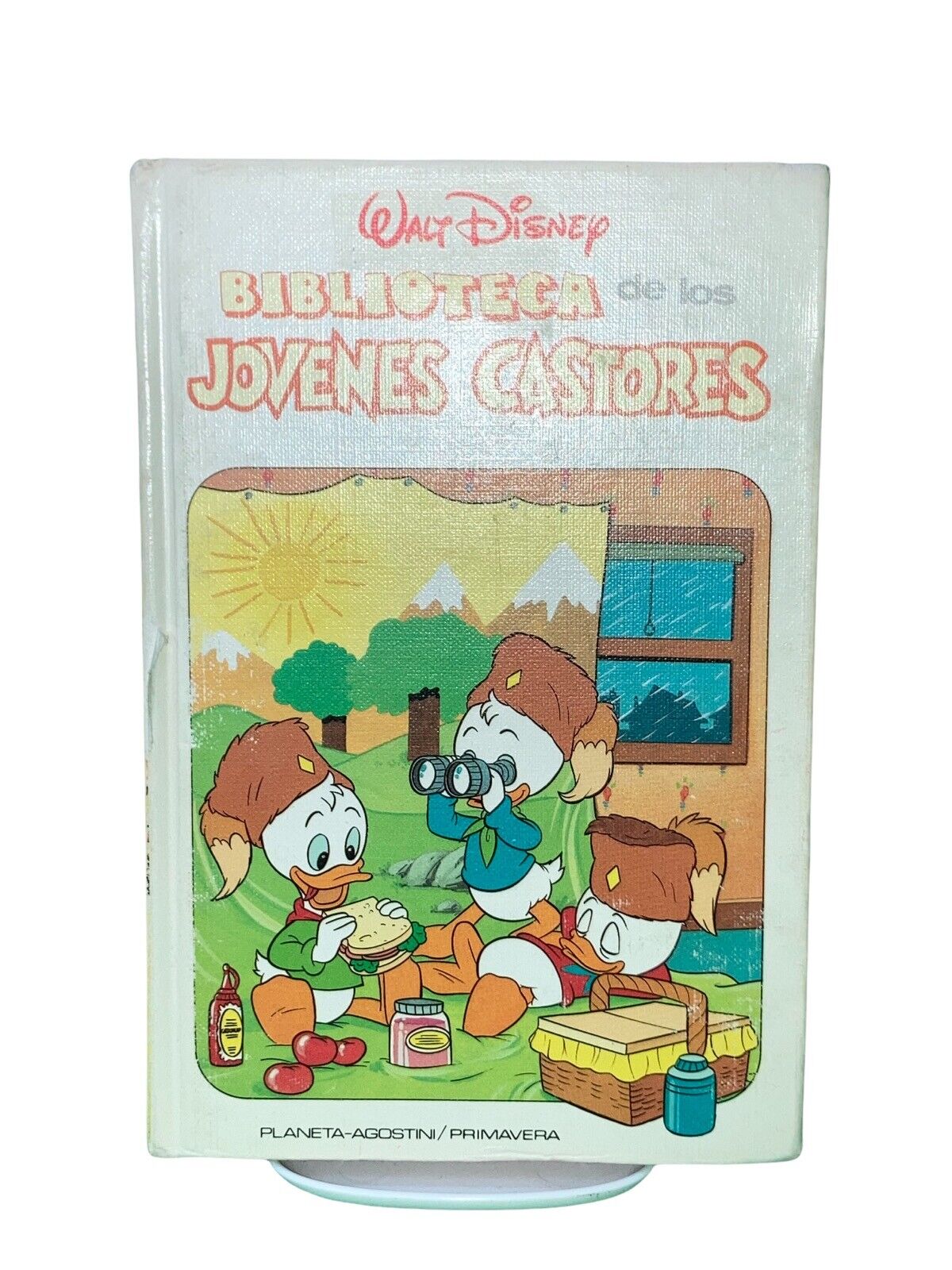 BOOK HARDCOVER - Biblioteca De Los Jovenes Castores #16 Walt Disney 1988 Vintage