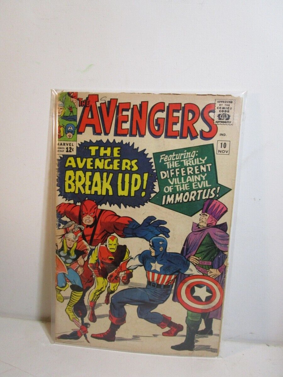 Avengers #10 1st App of Immortus (Kang) Marvel 1964 Bagged Boarded