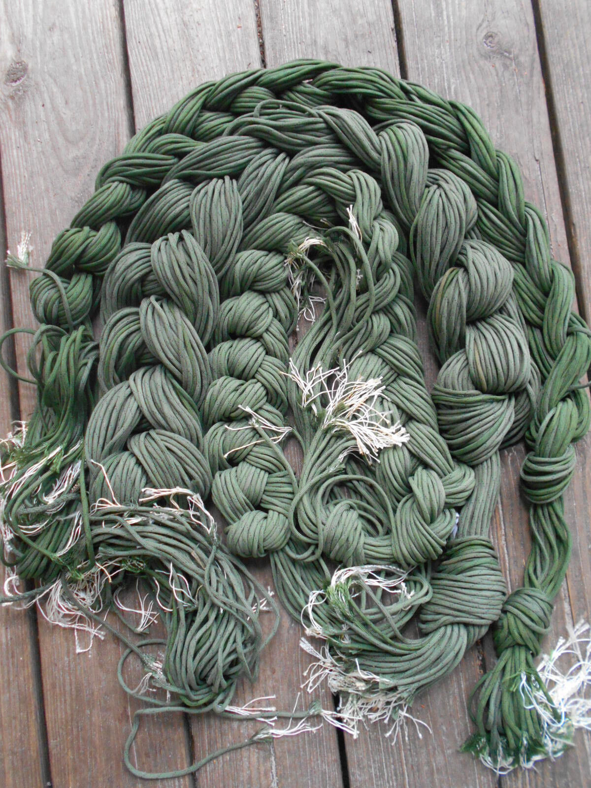 Military OD Green  Parachute Paracord w/free Grey Paracord
