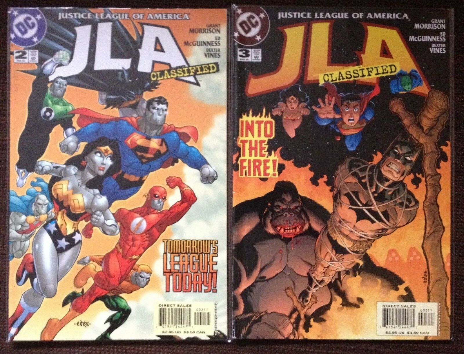 JLA CLASSIFIED 2-3 (Justice League, Grant Morrison, Gorilla Grodd) 2005