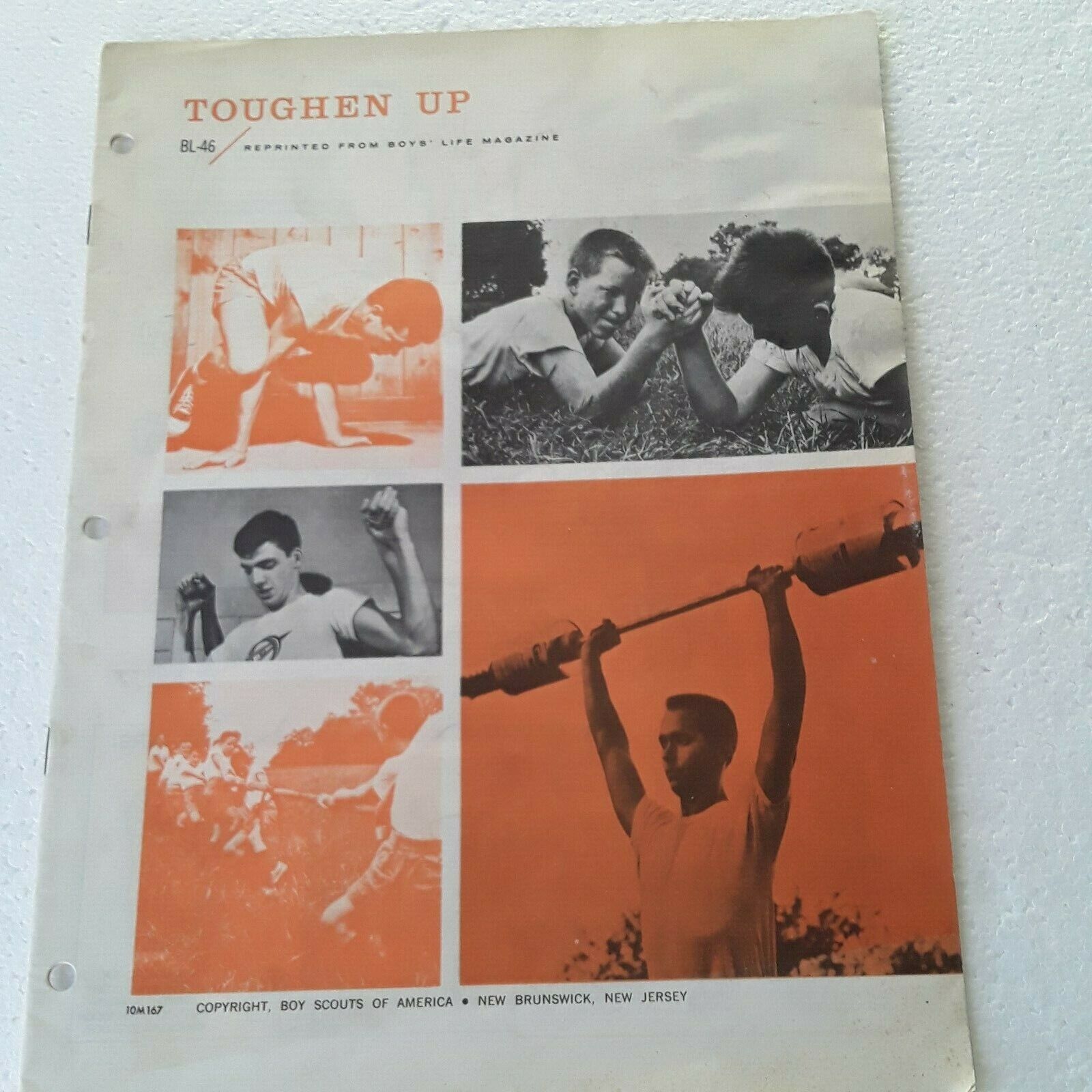 1960s Fitness Booklet Boy Scouts of America Toughen Up