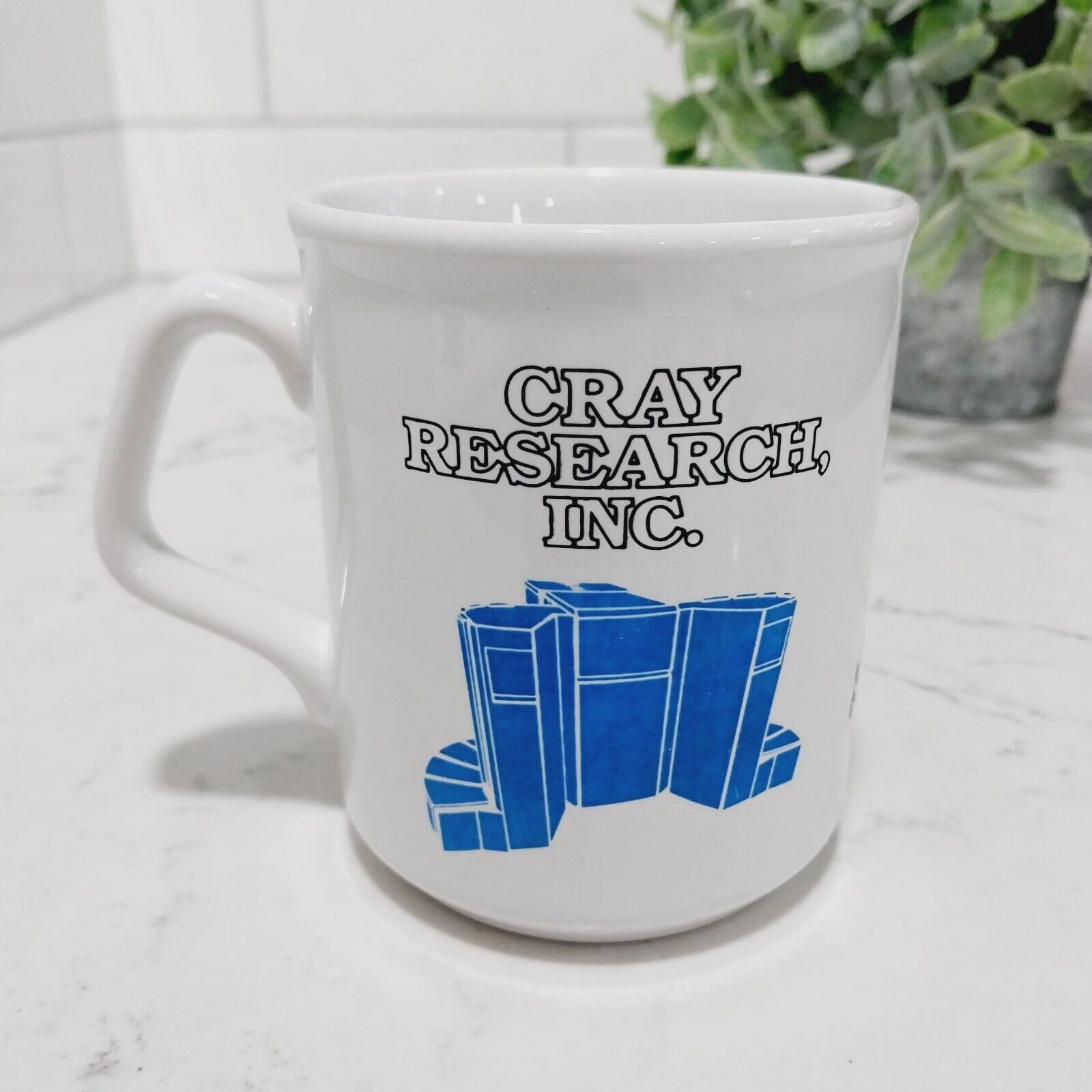 ⚡️ CRAY Research Inc. Vintage Coffee Cup Mug The Supercomputer People Excellent