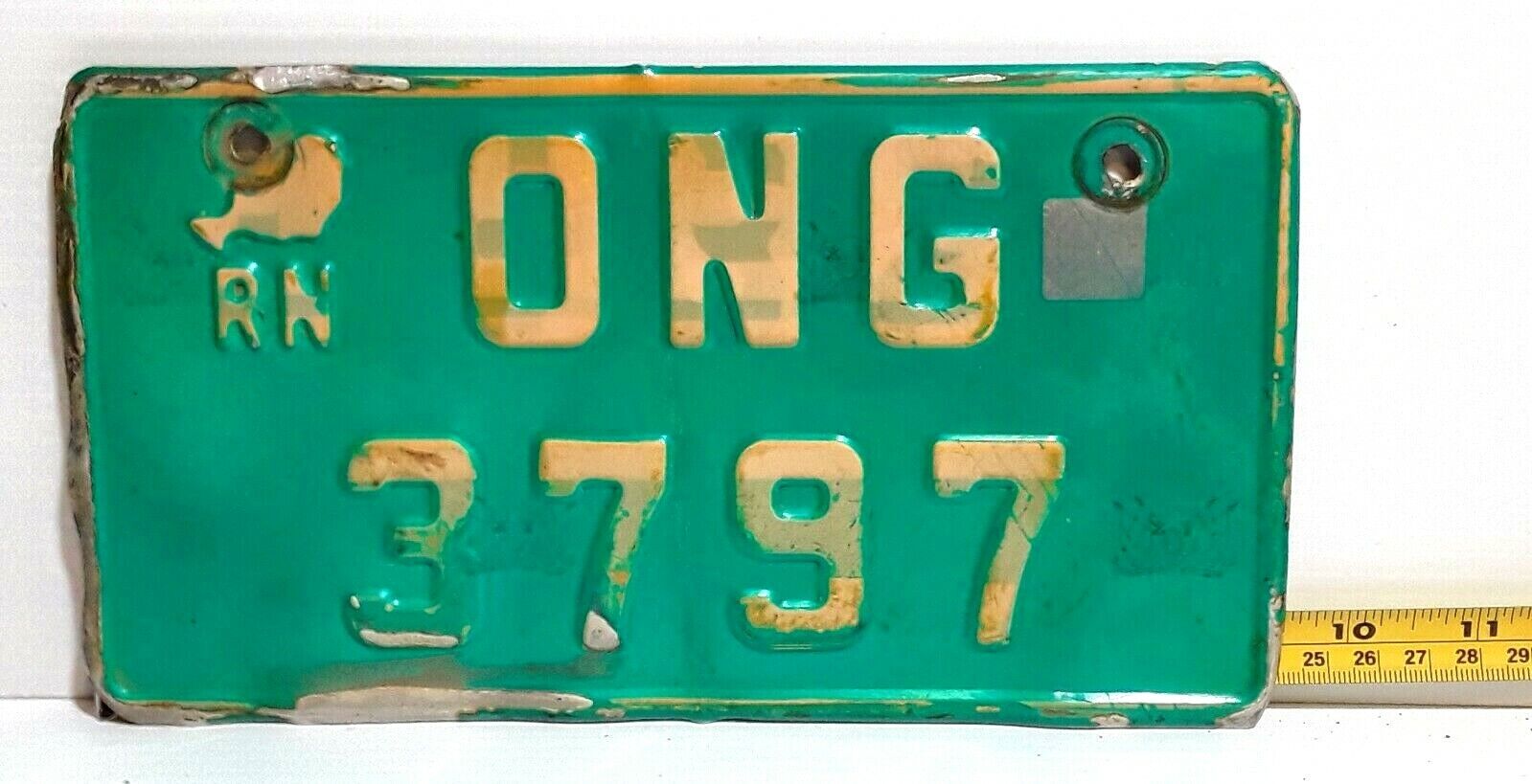 MOTORCYCLE - NIGER - 2009 Organisation Non Gouvernementale license plate - RARE