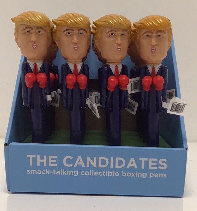 Donald Trump Boxing Talking Pens Batteries Not Included LOT OF 16