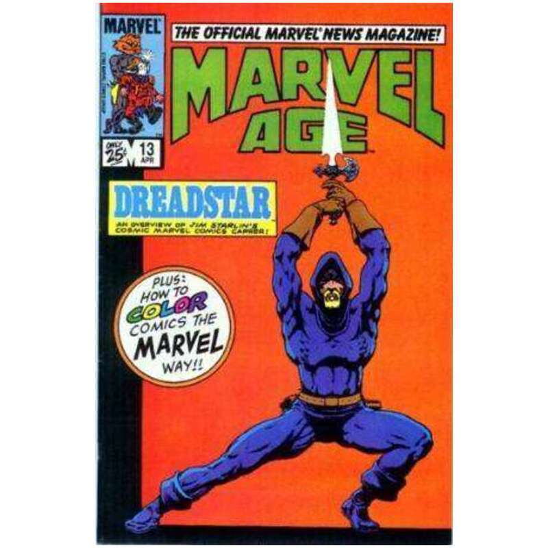 Marvel Age #13 in Fine minus condition. Marvel comics [a.