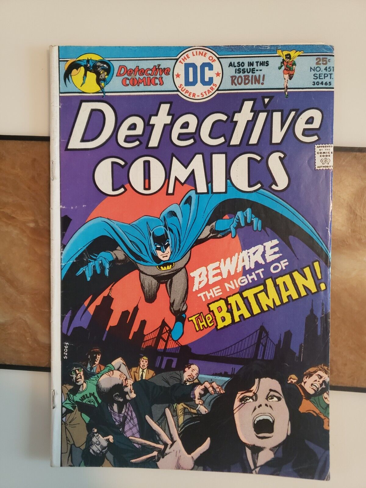 Detective Comics #451 (Sep 1975, DC) Batman Beware The Batman .. GD .. 