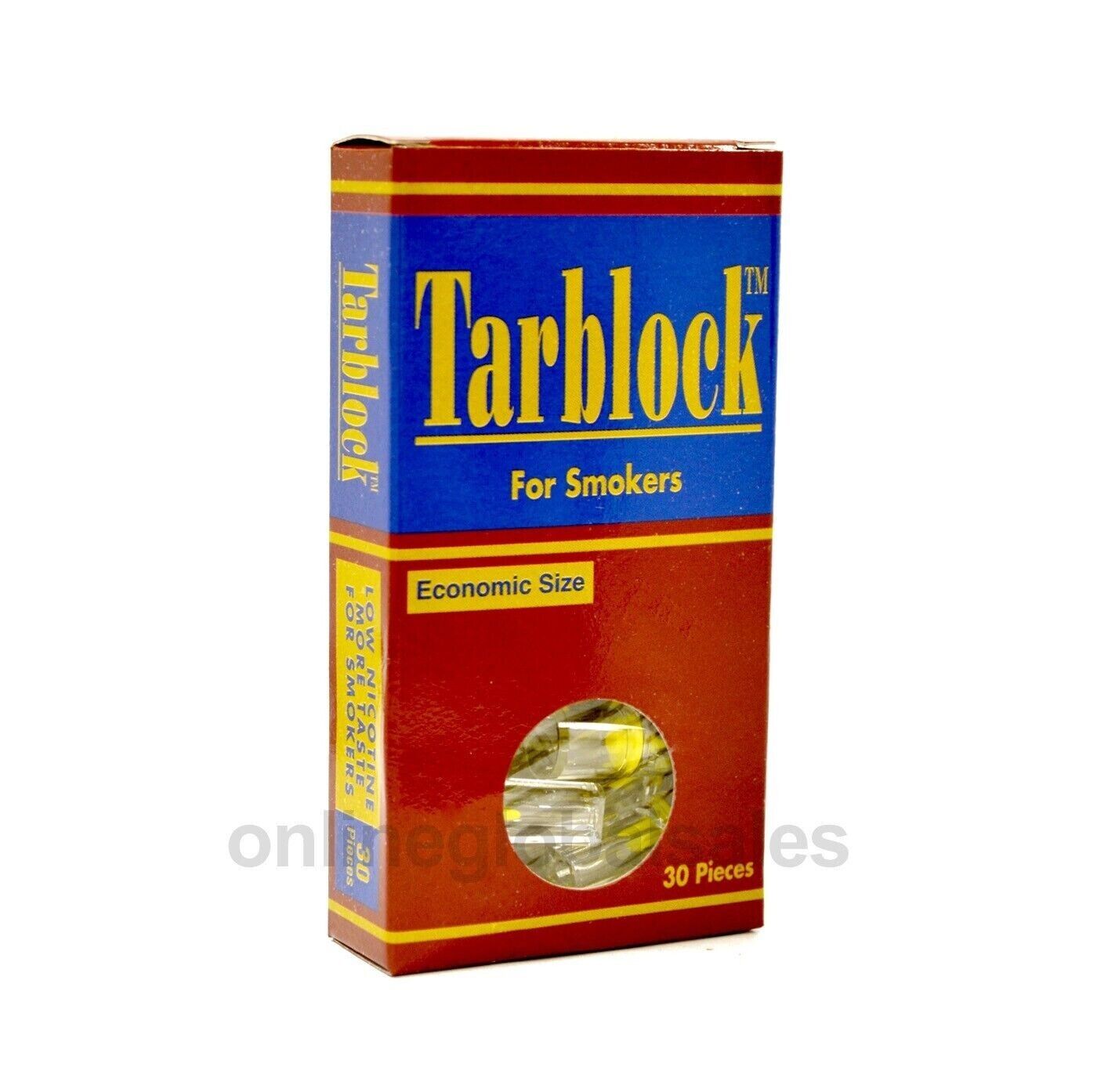 TARBLOCK Cigarette Filter Tips 1 Pack (30 filters) Remove tar & nicotine, out