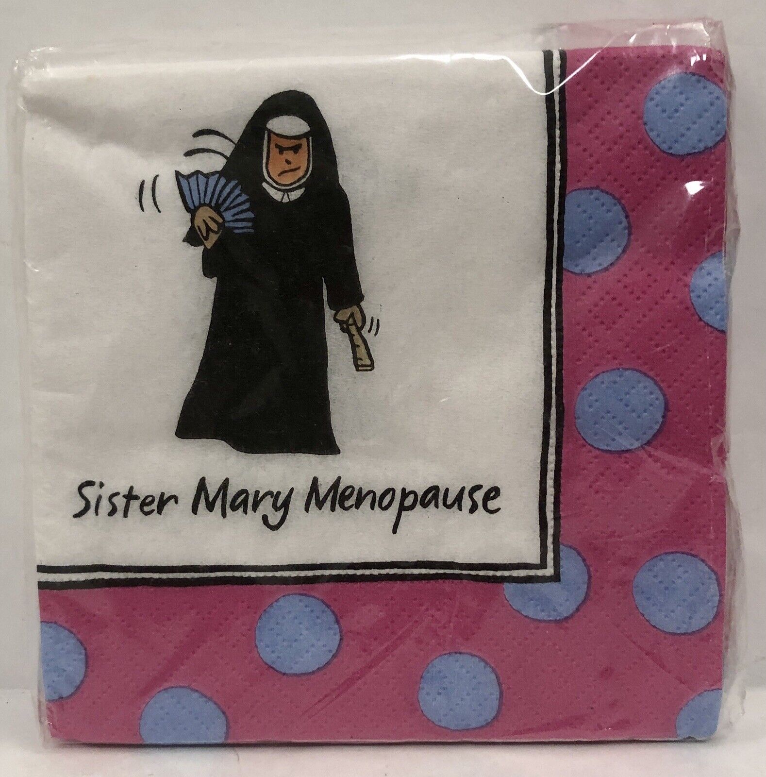 Cocktail Napkins Sister Mary Menopause Package of 20 by Design Design Germany