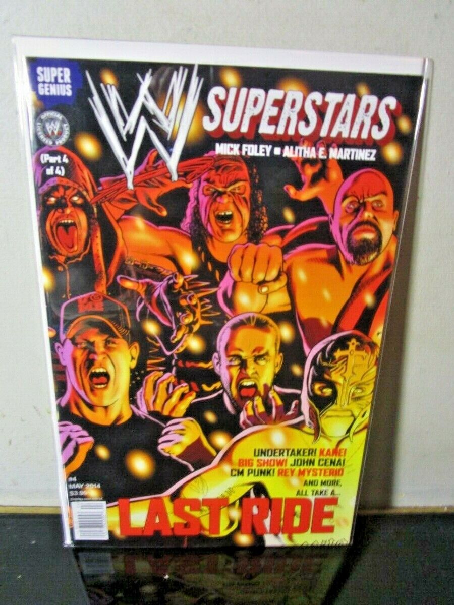 WWE Superstars Last Ride #4 Super Genius Comics 1994 BAGGED BOARDED