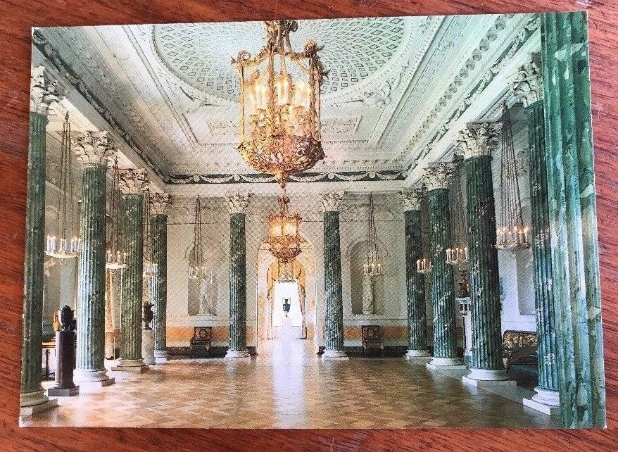 Grecian Hall 1789; 1803-1804 Pavlovsk Palace Russian Postcard Russia