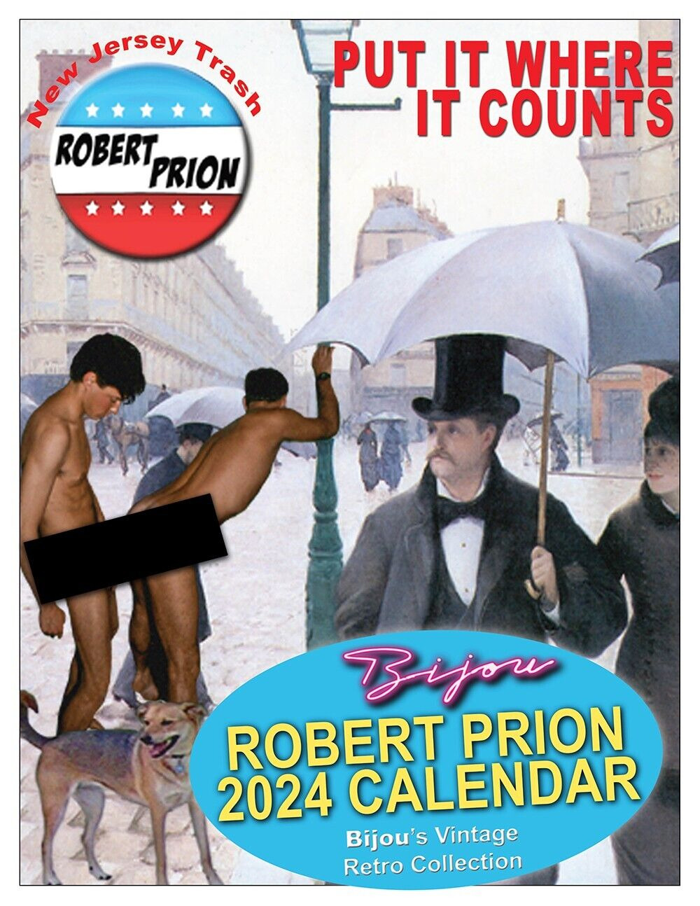 Robert Prion 2024 Bijou Calendar, Vintage Gay Calendars