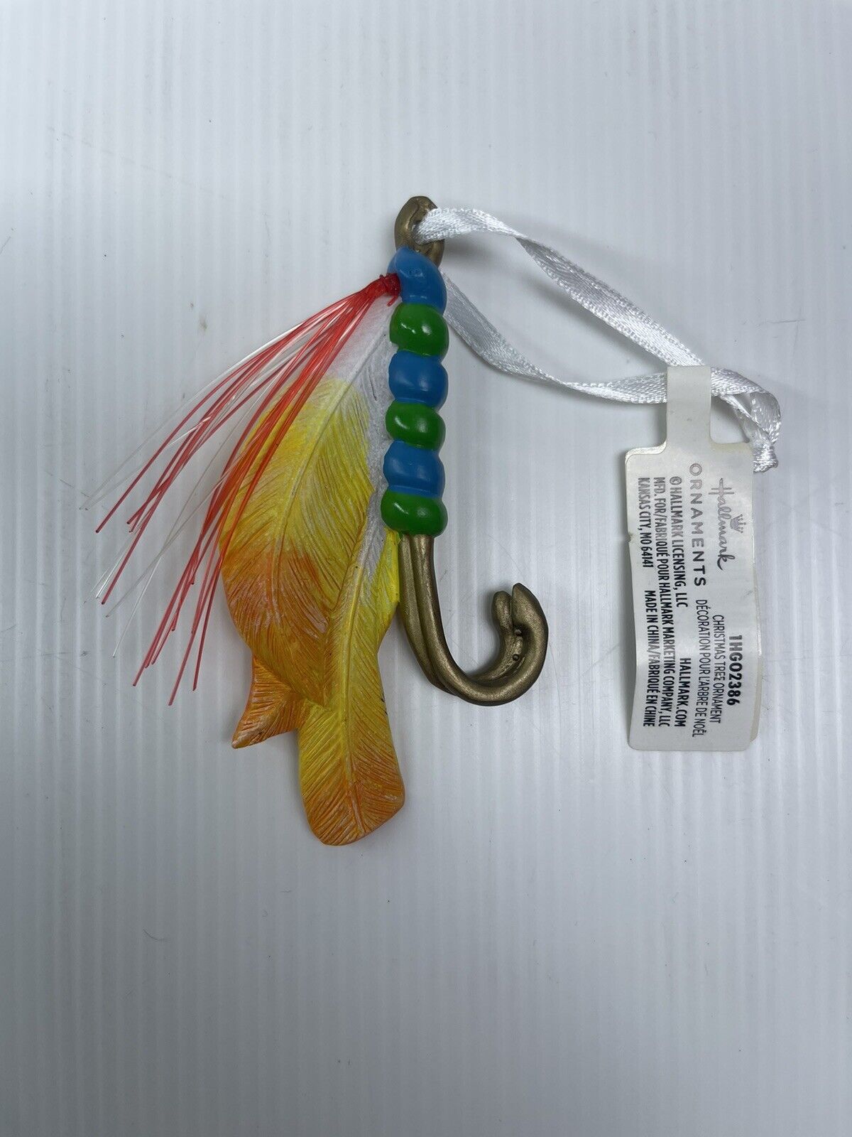 Hallmark Gift Ornament Fly Fishing Fish Lure