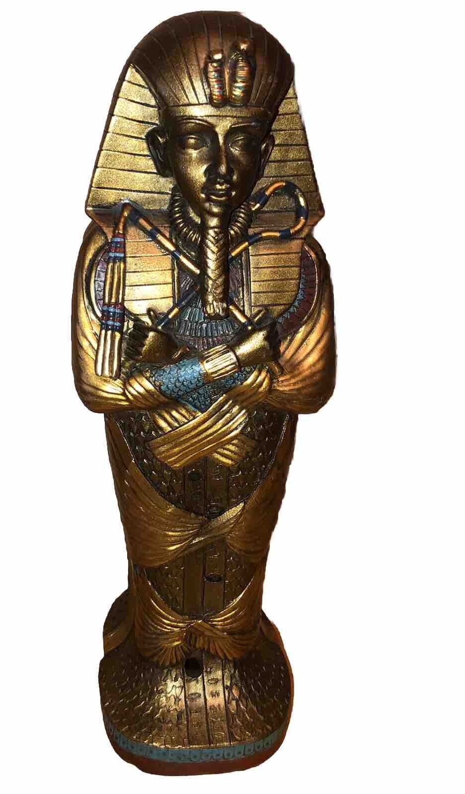 King Tut EGYPTIAN Ancient Figurine Statue Sarcophagus Tutankhamen