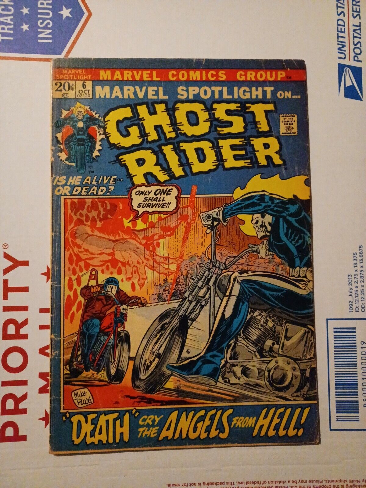 MARVEL SPOTLIGHT 6 GHOST RIDER 2ND APPEARANCE IN VERY GOOD OR BETTER CONDITION 