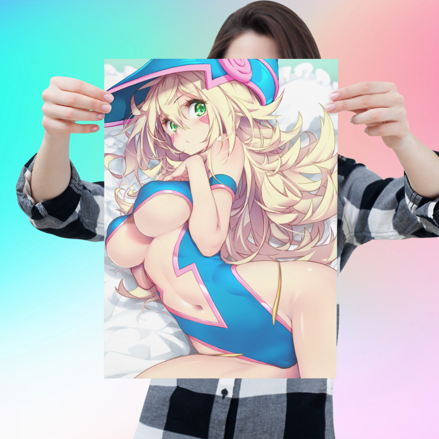 DARK MAGICIAN GIRL Sexy Anime Waifu Poster 13X19 Art USA Seller