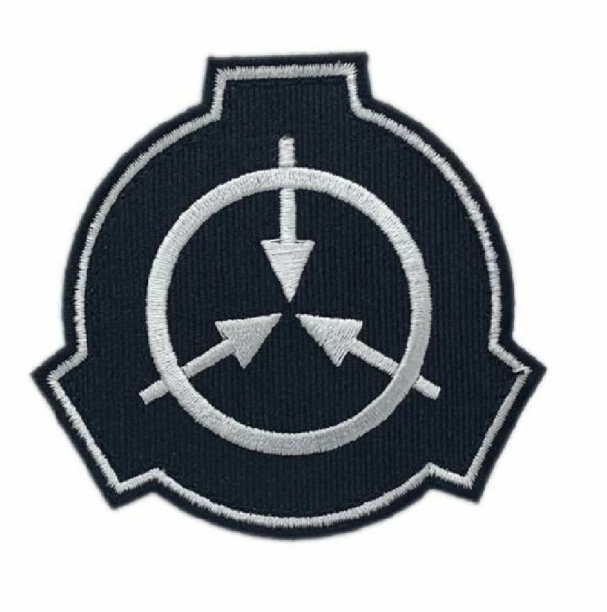 SCP Foundation Logo Patch [3.0 inch - Hook Fastener Backing -S6]