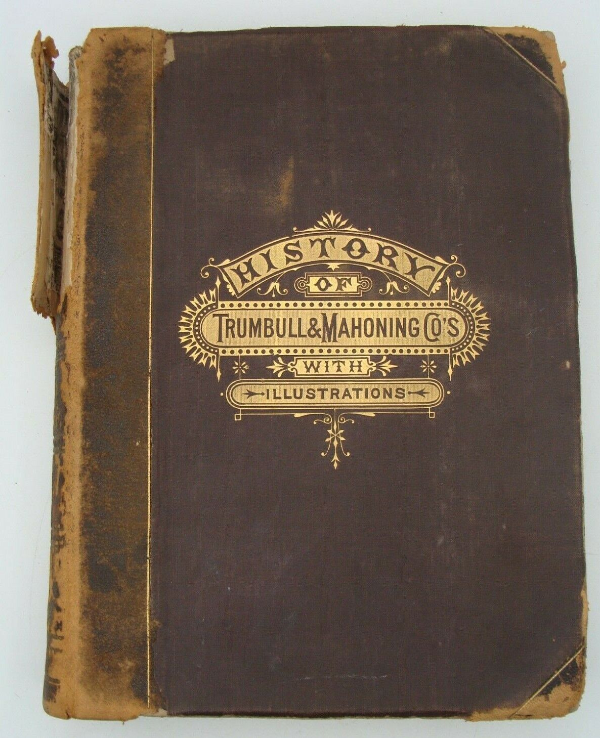 2 V. Original 1882 Biographical Sketches Illustrated History TRUMBULL & MAHONING
