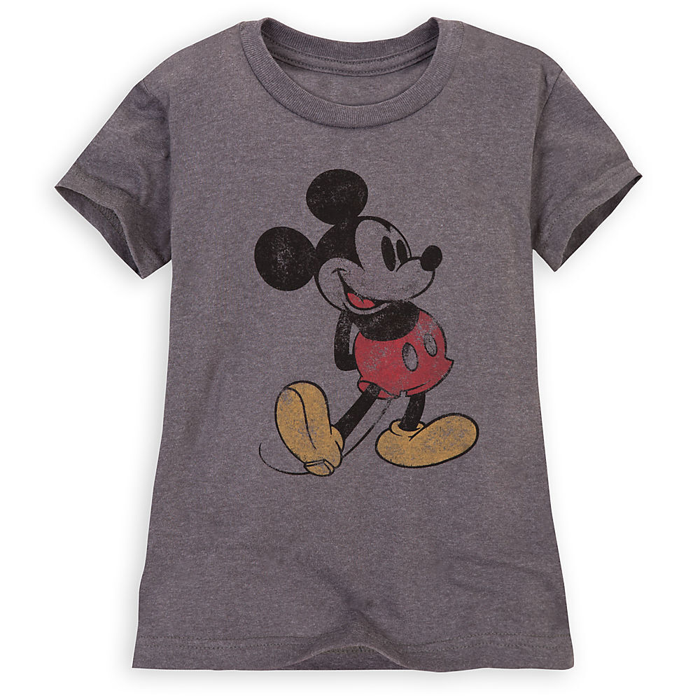 Disney Store Vintage Mickey Mouse Toddler T Shirt Tee Girls Size 2/3 NEW
