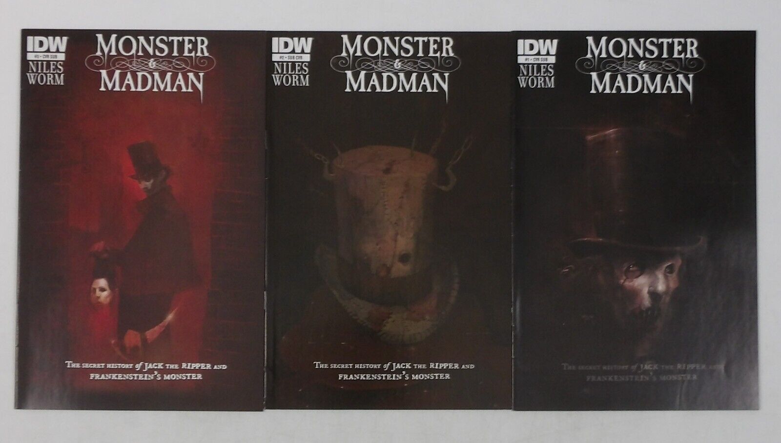 Monster & Madman #1-3 FN/VF complete series Jack the Ripper Frankenstein all sub
